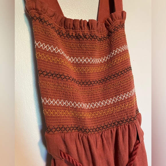 Free people smocked jumpsuit - Picture 3 of 4